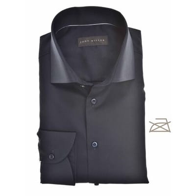 John Miller Overhemd Tailored Uni Non Iron Donker Blauw / male