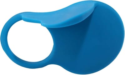Comfortabele duimbeschermer voor honkbal, zachte siliconen bescherming tegen vingerpijn en blessures, verbeter griptechniek (blauw)