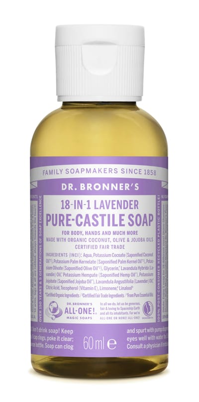 Dr. Bronner&rsquo;s Magic Soap Lavender 60 ml