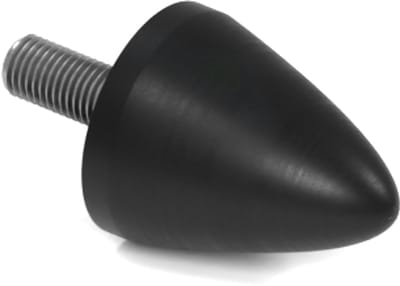 Rubbermagazijn - Parabool demper - Type KP/D - 30x36mm - M8 - Set 10 stuks