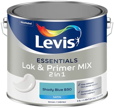 Levis - Essentials Lak & Primer Mix - Shady Blue B50 - Mengverf - 2,5 L