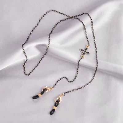 Mooie Brillenkoord Zwart- Goud lusje Youhomy accessoires Brillenkoord- Glasses Chain- Mondkapje dragerb| ketting voor Vrouwen, Dames| Valentijnsdag| Glasses chain