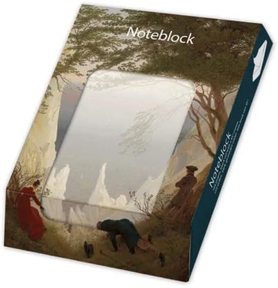 Memo blocnote: Kreidefelsen auf Rügen, Caspar David Friedrich