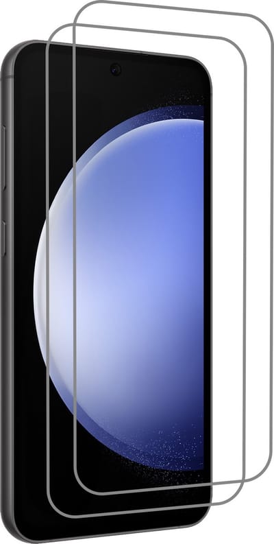 Screenprotector - 2 Stuks - Geschikt voor Samsung Galaxy S23 FE - Extra Sterk - Beschermglas - Gehard Glas - Tempered Glass - Screen Protector
