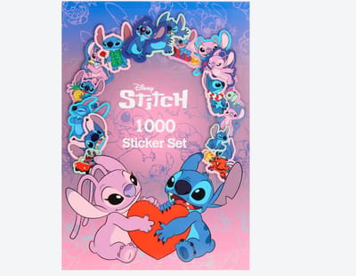 Disney Stitch - 1000 Stickers! - lilo en stitch - Disney stickerboek - A4 stickerboek Stickers kinderen - Sticker - stickerboek voor meisjes - stickerboek voor jongens - Stickers