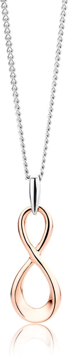 Miore Pure Collier Ketting Dames - Verguld Zilver - Hypoallergeen - 46 cm