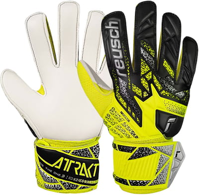 Reusch Attrakt Solid Junior Keepershandschoenen Geel 4