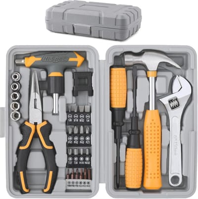 Compacte 30-delige Gereedschapsset voor Thuis - Alles-in-één Mini Toolset voor DIY - Inclusief Hamer, Schroevendraaiers en Tangen