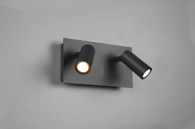 TRIO TUNGA - Wandlamp - Antraciet - incl. 2x COB 4W - Buitenverlichting - IP54