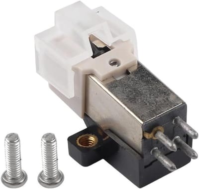 Platenspeler Naald - Element Naald - Muziek Luisteren - Verbeterde Audioprestaties - 6 x 7 x 4 cm - Wit