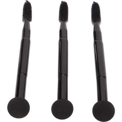 3 stuks Make-up Paddestoelhoofd Spons Applicator Kwast Dubbelzijdig Foundation Sponsje Wenkbrauwkwast