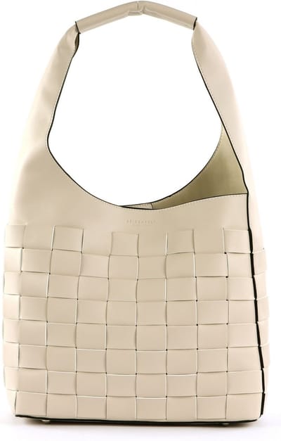 SEIDENFELT MANUFAKTUR Schoudertas SFM204 Hobo Soft Beige
