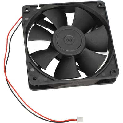 Ventilateur à double roulement à billes 4,72 pouces DC12V 2600RPM 92,1CFM Souffleur d'extraction axiale Fumée Vapeur Extracteur pour