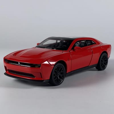 1:32 Dodge Charger Daytona Srt Ev Hellcat Puur Elektrisch Legering Metaal Diecast Modelauto Geluid Licht Terugtrekking Verzameling Cadeaus Jongen