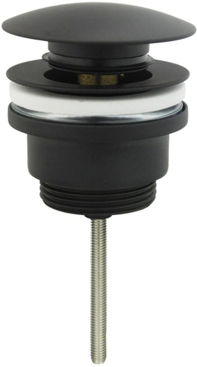 FugaFlow Efficiente Sobrado Klikwaste afvoerplug mat zwart -