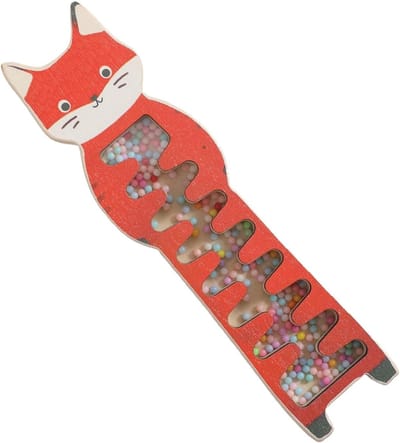 Regenstok - Geluidenmaker - Sensorisch Spelen - Dieren Ontwerp - 19.7 cm - Vos