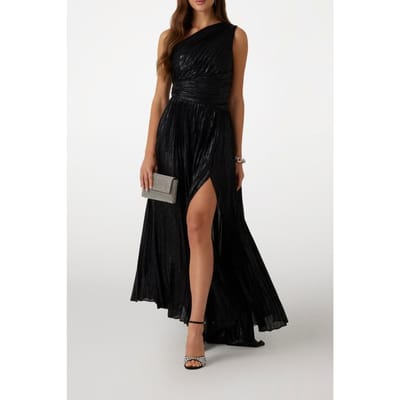 GUESS Marciano By  Stephany Gown Shiny Black Foil Taglia: 36 | Maxi abiti Outlet | Donna | Nero