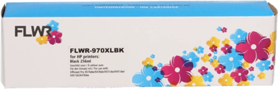 FLWR - Inktcartridge / 970XL / Zwart - Geschikt voor HP