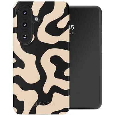Selencia Vivid Backcover met MagSafe voor de Samsung Galaxy S26 Plus - Art Wave Black