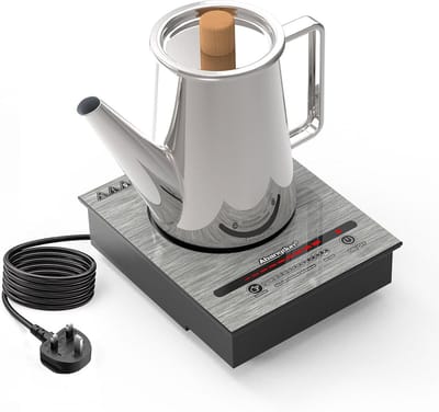 Draagbare Inductiekookplaat 700W met 5 Vermogensstanden - Compact Koken voor Camping en Keuken