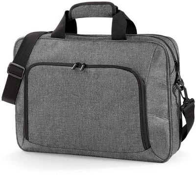 Quadra Laptoptas - 41x30 cm - grijs - laptop schoudertas - 13 liter - werktas