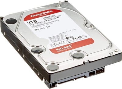 Interne Harde Schijf - Opslag Schijf - Data Opslag - NAS Systeem Geschikt - 2 TB - Rood