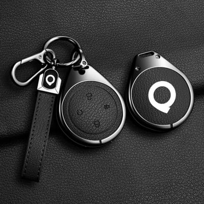 Coque de protection en alliage de zinc pour clé de voiture à distance Pour Great Wall Ower Montagnes Mers Poer Truck Gwm Série P Pick-up Accessoires Porte-clés black