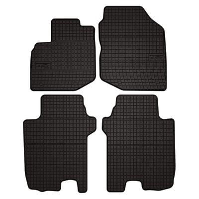 Wielganizator SolidPRO - Rubberen Automatten - Honda Jazz III - Zwarte Kleur - Op Maat Gemaakt