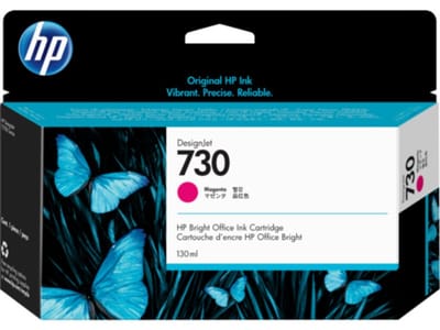 HP P2V63A nr. 730 inktcartridge magenta (origineel)