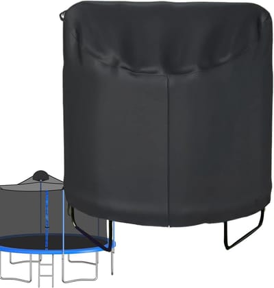 Trampolinehoes Waterdicht - Beschermhoes Springmat - Buitenbescherming Trampoline - Veilige Pasvorm Techniek - Universeel 140 cm - Grijs