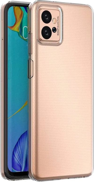 Casemania Hoesje Geschikt voor Motorola Moto G32 Transparant - Siliconen Back Cover