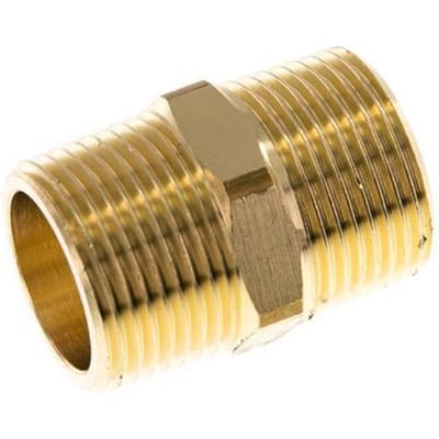 R 3/4'' Messing Borstnippel 16 Bar