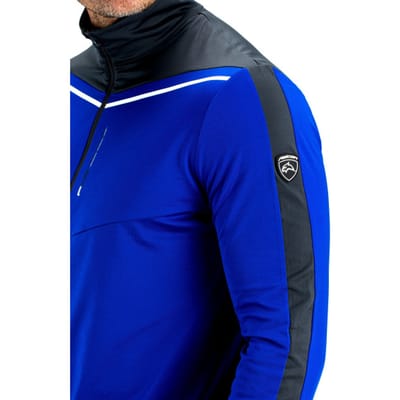 FALCON - ilan - Skipully met rits heren - Blauw