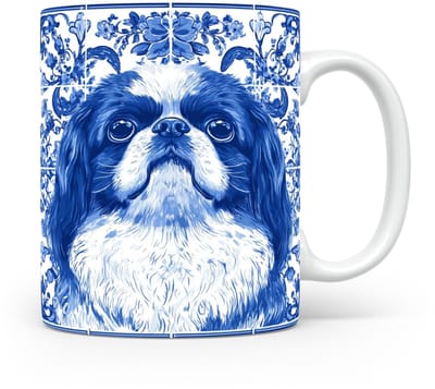 Mok Pekinees Beker voor koffie of tas voor thee, cadeau voor dierenliefhebbers, moeder, vader, collega, vriend, vriendin, kantoor, opa, oma, hond, kerst, sinterklaas, verjaardag