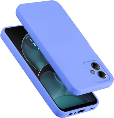 Cadorabo Hoesje geschikt voor Motorola Moto G14 in LIQUID LICHT PAARS - Beschermhoes gemaakt van flexibel TPU silicone Case Cover