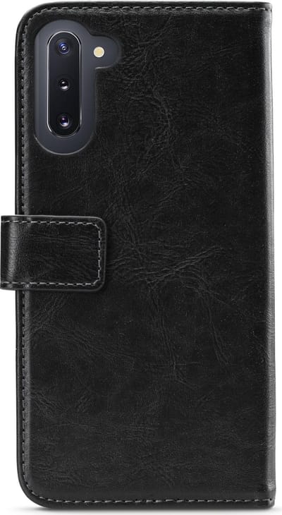 Mobilize Telefoonhoesje geschikt voor Samsung Galaxy Note 10 Lite Hoesje | Mobilize Elite Gelly Bookcase | Pasjeshouder voor 3 Pasjes | Telefoonhoesje voor Pinpas / OV Kaart / Rijbewijs - Zwart