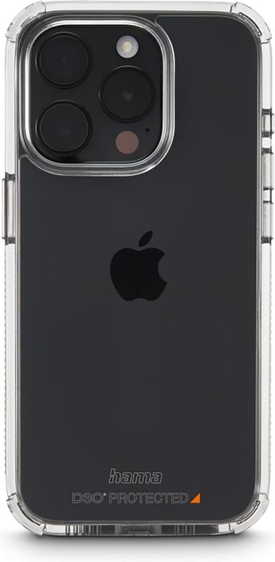 Hama Extreme Protect Cover Hoesje geschikt voor iPhone 15 Pro Max - Kras- en Stootbestendig - Transparant
