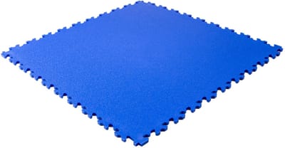Rubbermagazijn - PVC kliktegel hamerslag - 7mm - 50x50cm - blauw - winkel - showroom - garage - prijs per stuk