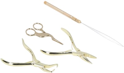 Dailygoody - Haarverlengingsgereedschap - Professionele microlink kit - Hoogwaardig roestvrij staal - Haarextensions tools - Geschikt voor thuisgebrui..