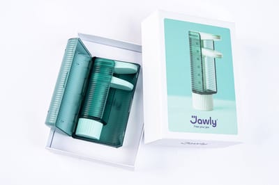 Jawly - Kaakspier ontspanner tegen Tandenknarsen & Kaakklemmen - Helpt kaakspanning verminderen - Inclusief opbergbox.