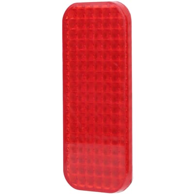 Reflecterende Sticker Rood Rechthoekig Bescherming Reflector Universeel voor Automobiel Motorfiets red