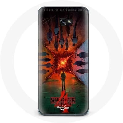 Hoesje voor Samsung Galaxy A3 2016 Stranger Things Seizoen 4 Poster Crews of the New Theory