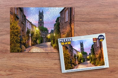 Puzzel Huis - Planten - Straat - Edinburgh - Legpuzzel - Puzzel 500 stukjes