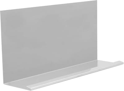 Hoekplaatdak met watervouw van aluminium 200cm