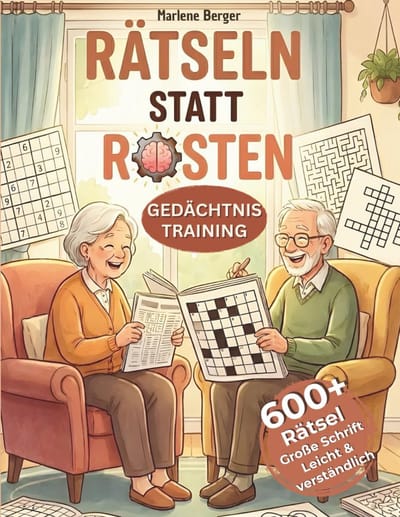 Groot Letter Puzzelboek voor Senioren: Meer dan 600 Nostalgische Kruiswoordraadsels en Geheugentraining