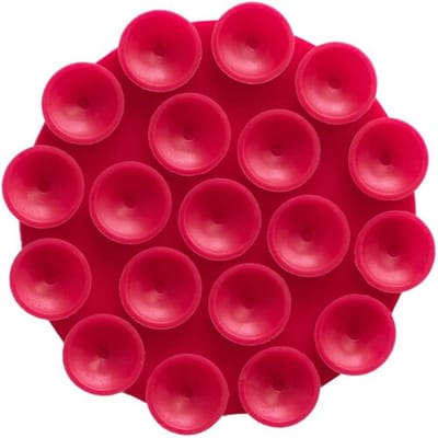 xoxo Wildhearts telefoonsticker - Stick On Me Round - Red - Selfiesticker TikTok - Zuignap telefoonhoes telefoon sticker - Sticky sticker - Octobuddy - Telefoonhouder - Rond - Rood
