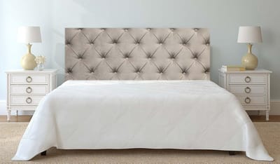 Hoofdbord Karton - Bedachterwand Decoratie - Slaapkamer Opknappen - Milieuvriendelijk Materiaal - 200 x 60 cm - Grijs