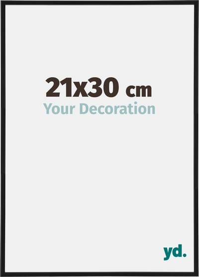 Your Decoration - Fotolijst 21x30 cm - Kunststof - Zwart Mat - Annecy