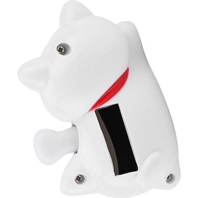 Chat Porte-Bonheur Adorable Paresseux Couché Agitant la Main Appelleur Solaire Accessoires de Voiture Type 1