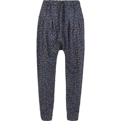 R.E.D. Rock-Engineered Design Blauwe basic vrijetijdsbroek in loose fit - Dames - S
